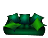 drk green friend sofa