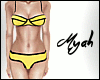 & Yellow Bikini L