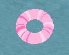 pink stripe tube float