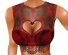 Red/Black.Heart top