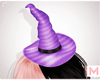 x Mini Hat Witch Pl/Blk