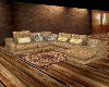 vintage brown sofa