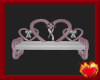 Pink Heart Bench