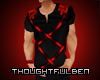 .TB. Red 'X' Shirt