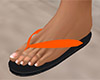 Orange Flip Flops 2 (F)