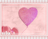 lSClpink heart baloon
