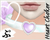 lPl HEART CHOKER ~Violet