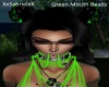Green Mouth Beads
