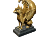 Golden Griffin Statue