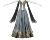 Q| Navratri Gray lehenga