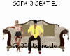 [Gi]SOFA 3 SEAT EL