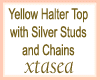 Yellow Halter Top