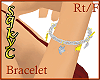Charm Bracelet Gld/Slv R