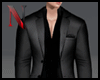 Elegant Grey/Black Suit