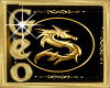 Geo Gold Dragon Rug Art