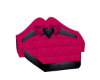 Sensual Pink Lovers Bed