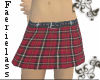 Belted Red Plaid Mini