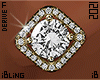 Diamond Stud Earrings F