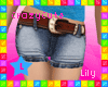 !Lily- HaterShorts Blue