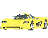 Auto sport jaune