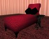 Red Chaise Lounger