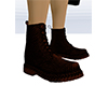 Cozy Brown Snake Boots