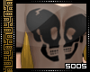 S.| Sexy Black Skull Top