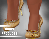 Shiny Gold Heels