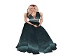 spruce grn taffeta dress