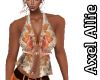 AA Fall Leaves Sheer Top