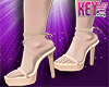 K* Glam Peach Heels