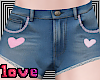 heart femboy short socks