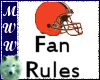 Browns Fan Rules