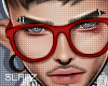 !!S Glasses Red