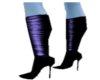 blue/lilac boots
