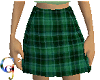 Green Chex Thigh Skirt