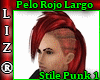 Pelo rojo Largo(stile )