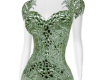 ~Shimmering  Gown Green