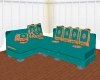 FF~ Rich Teal Couch