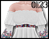 0123 White Embroidery