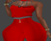 BAD RXL JUMP SUIT RED