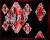 Red/Black Diamond Lights