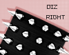 !!D Ankle Spike White R
