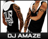 [DJA]Muscled Dub Top B&W