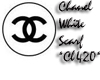 Chanel Scarf White