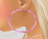 Pink Snakeskin Earrings