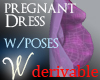 *W* Pregnant Dress Muse