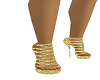 sexy gold shoes to match