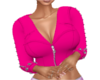 Stylish Coat neon pink T