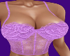 lacy purple corset